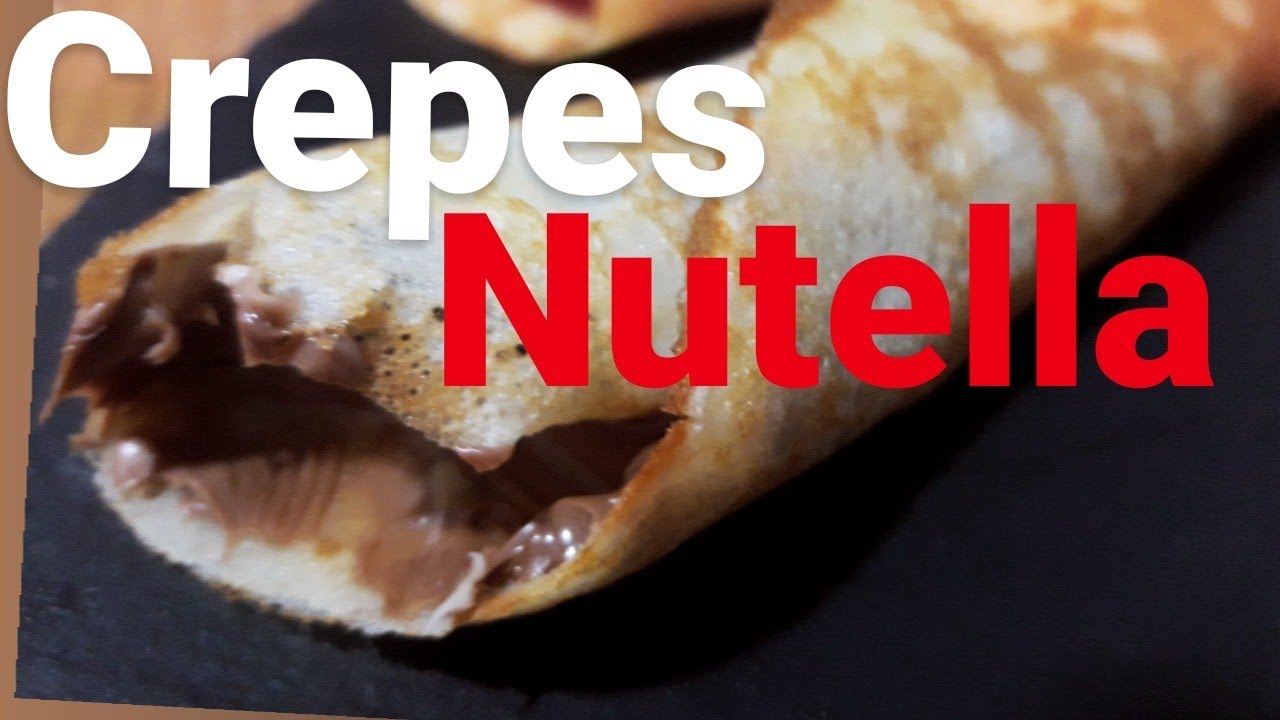 Crepes de Nutella sin gluten: la receta